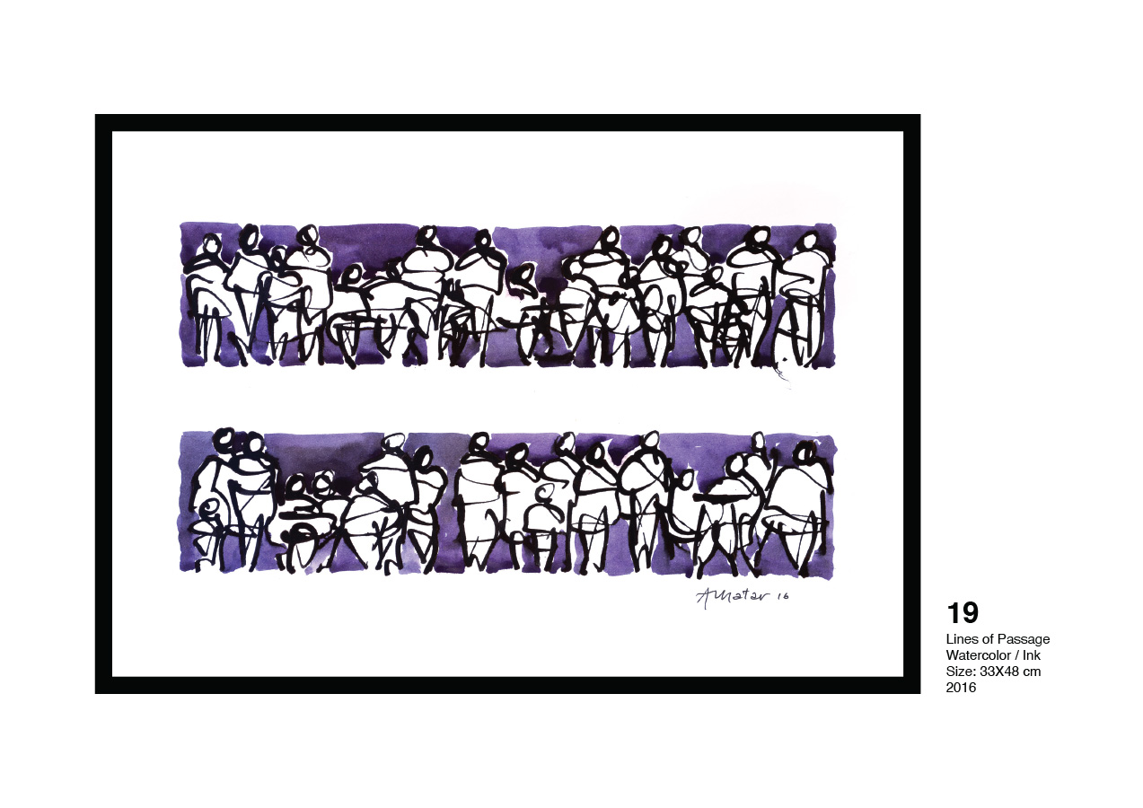 19 - Lines of Passage, Shades Within by Antoine Matar