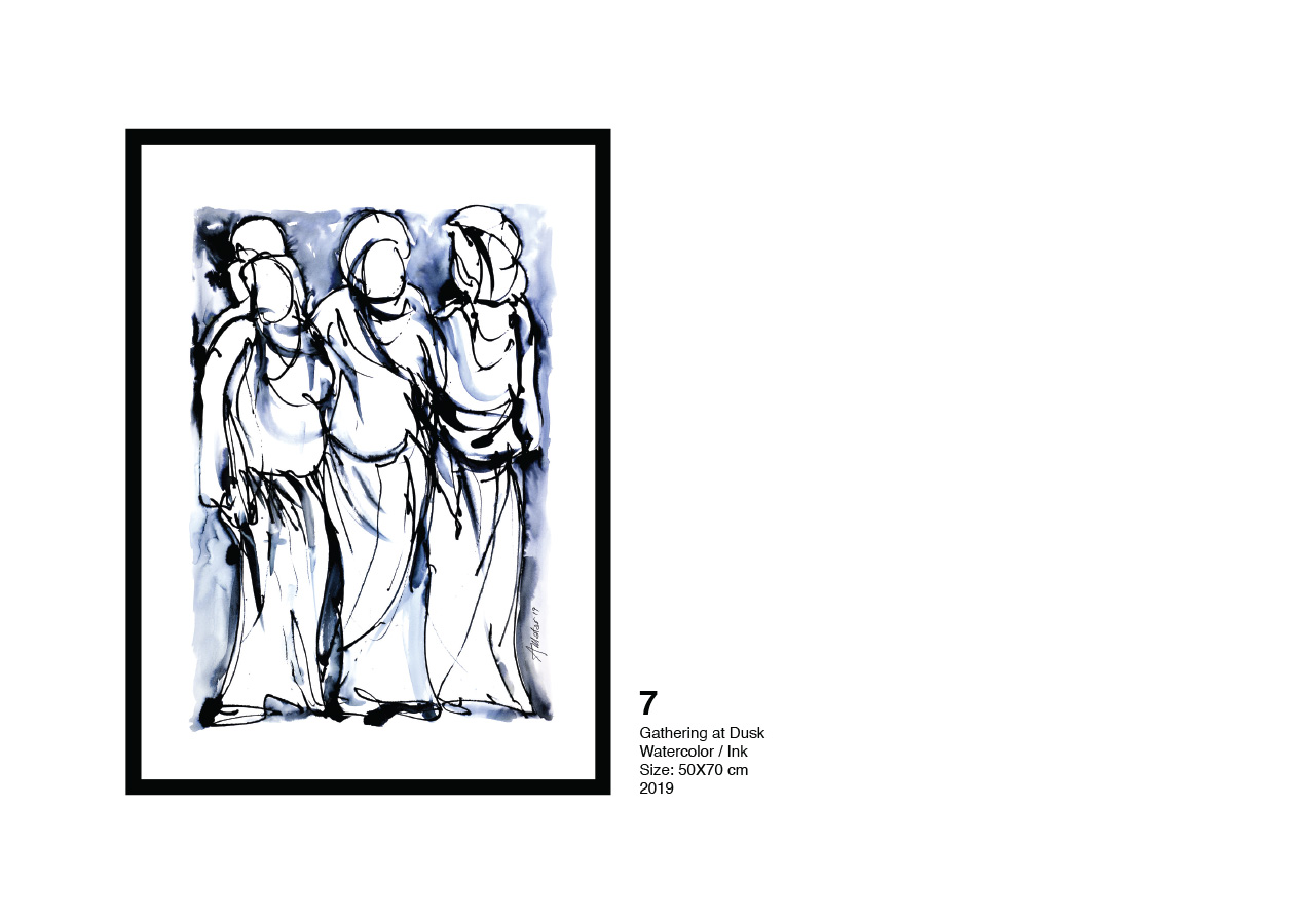 7 - Gathering at Dusk, Shades Within by Antoine Matar